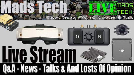 FPV news video thumbnail featuring current drone and FPV hardware