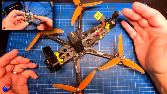 SpeedyBee Master 5 frame with F405 V4 stack for INAV setup