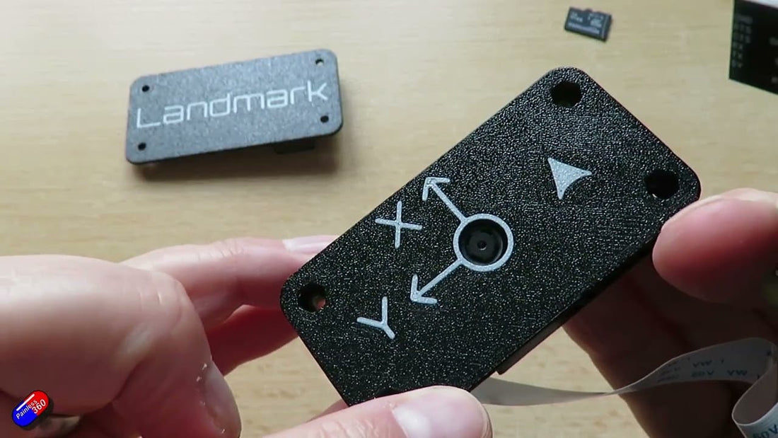 VTOL drone hovering precisely over a landing target.