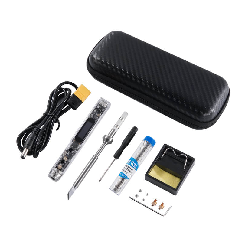 SEQURE SI012 Pro portable soldering iron kit with soldering tip and field accessories