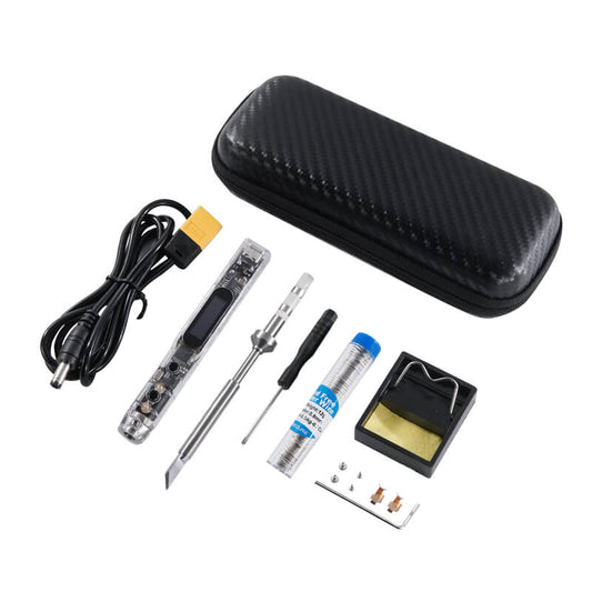 SEQURE SI012 Pro portable soldering iron kit with soldering tip and field accessories