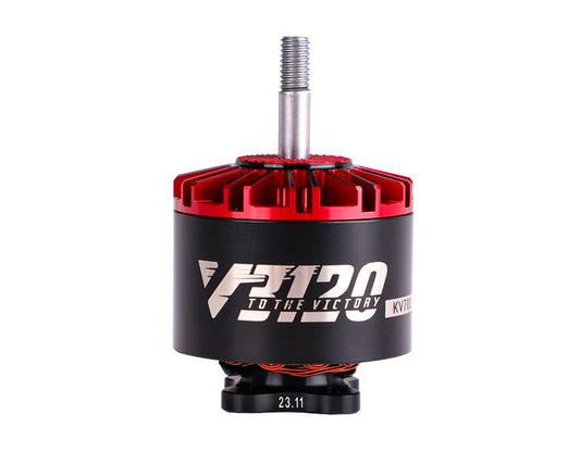 T-Motor V3120 cinematic FPV motor showing the exact production geometry