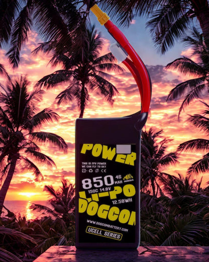 DOGCOM 850mAh 150C 4S 14.8V UCELL series
