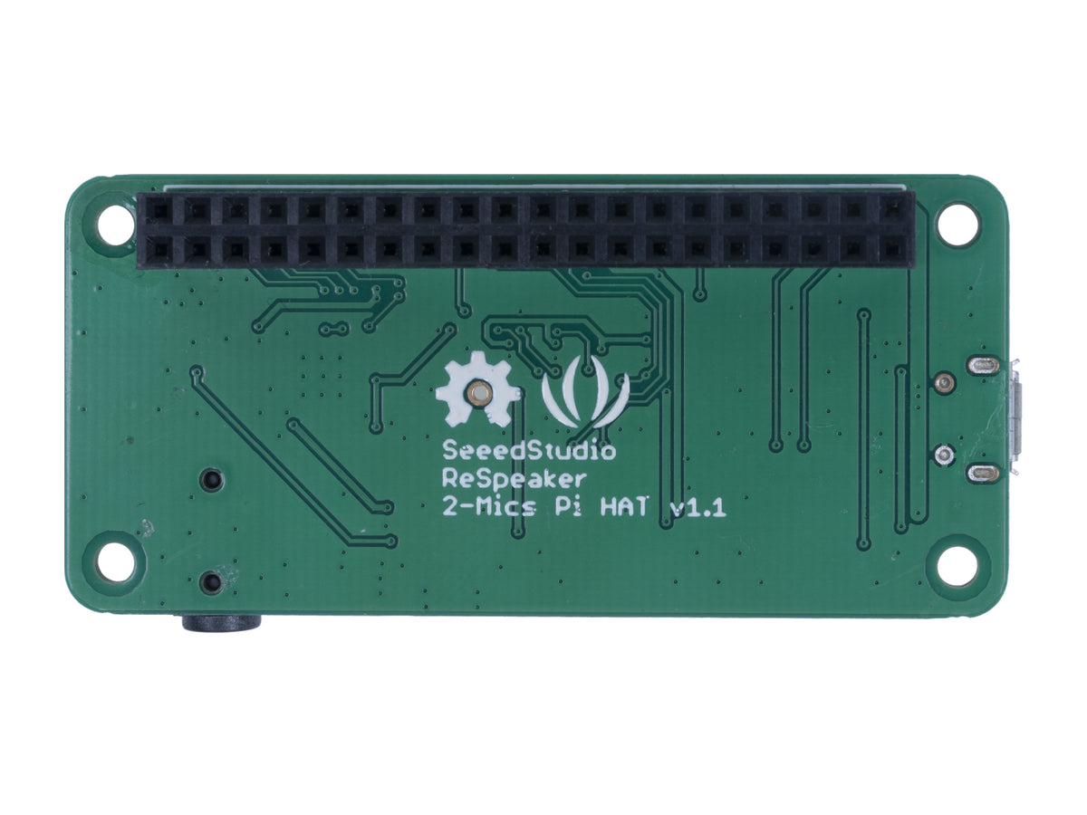 Respeak Raspberry reSpeaker 2-Mics Pi HAT V2.0 - Raspberry Pi Audio-Platine für ...