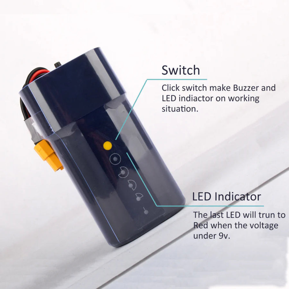 Auline 21700 4800MAH 3S1P Li-Ion Battery 11.1V XT60 - LED & Buzzer