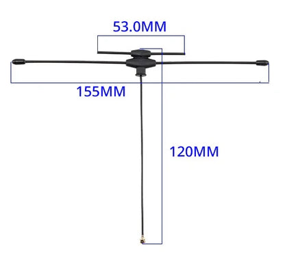 Radiomaster UFL Dual-Band T Antenna (2.4GHz+900MHz)
