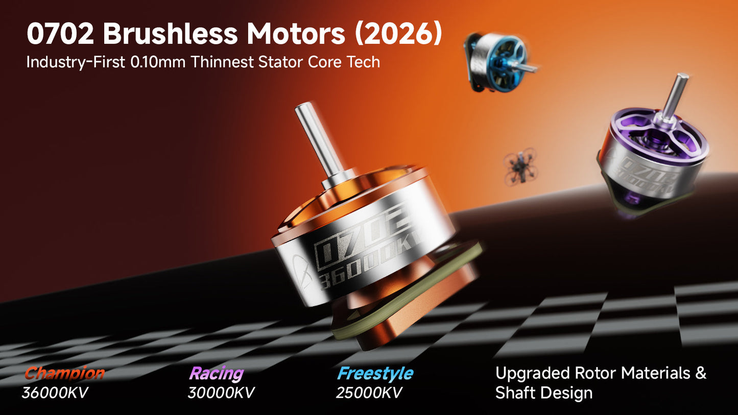 BETAFPV 0702 Brushless Motors (2026) - Air65 II Upgrade
