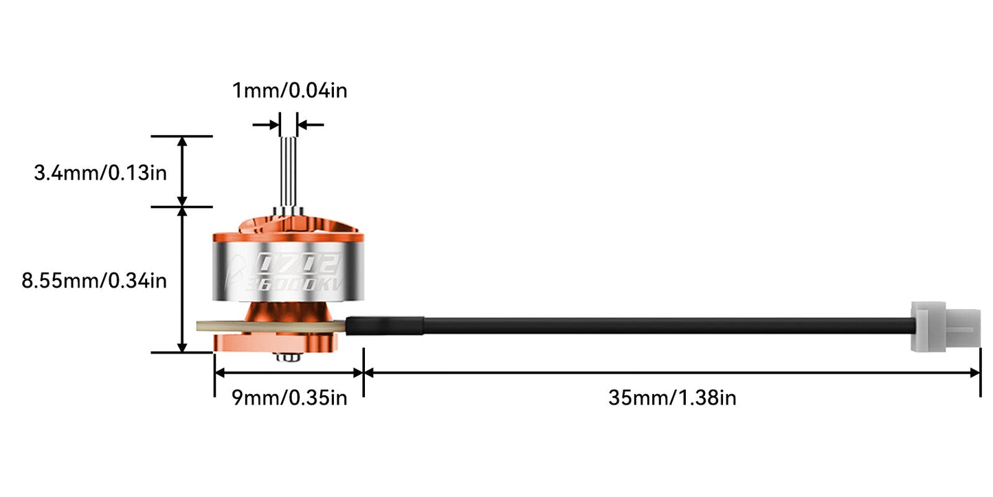 BETAFPV 0702 Brushless Motors (2026) - Air65 II Upgrade