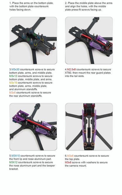 Châssis FPV Axisflying Manta 5 SE V2 5 pouces
