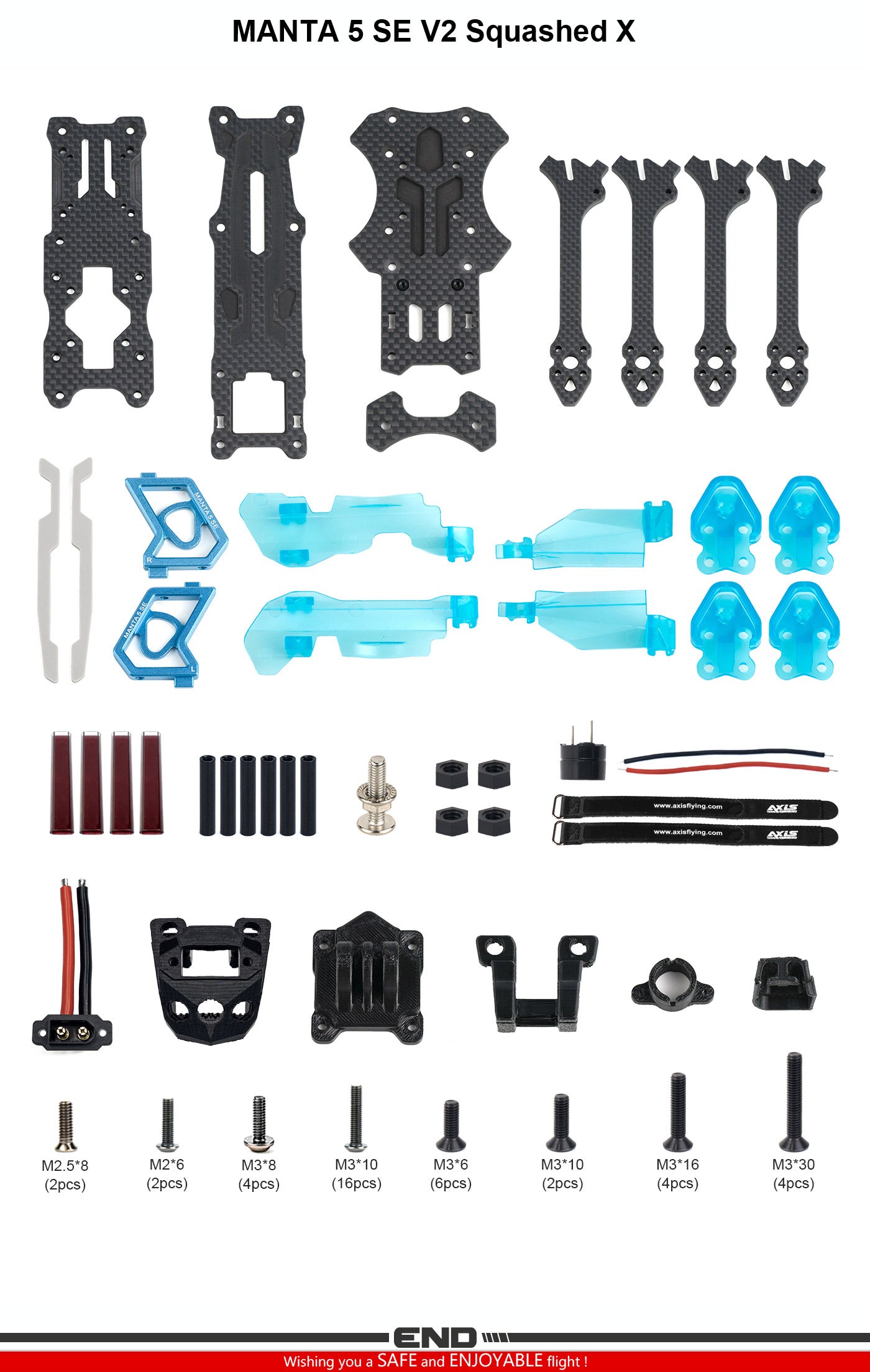 Châssis FPV Axisflying Manta 5 SE V2 5 pouces