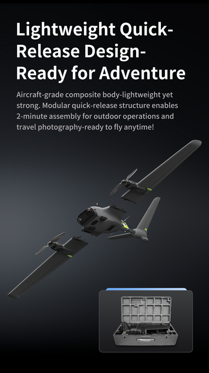 OMPHOBBY ZMO V2 VTOL FPV Drone Aircraft (PNP)