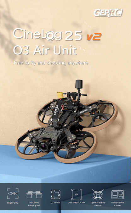 GEPRC Cinelog25 V2 HD O3 ELRS Quadcopter