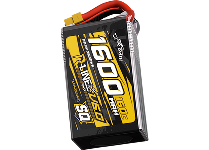 Tattu R-Line V6 1600mAh 6S 160C LiPo Battery with XT60 [SQ]