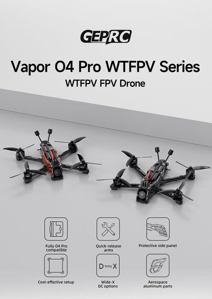 GEPRC Vapor-X5 O4 Pro WTFPV 5" 6S FPV Freestyle Drohne - DJI O4 Ready Performance