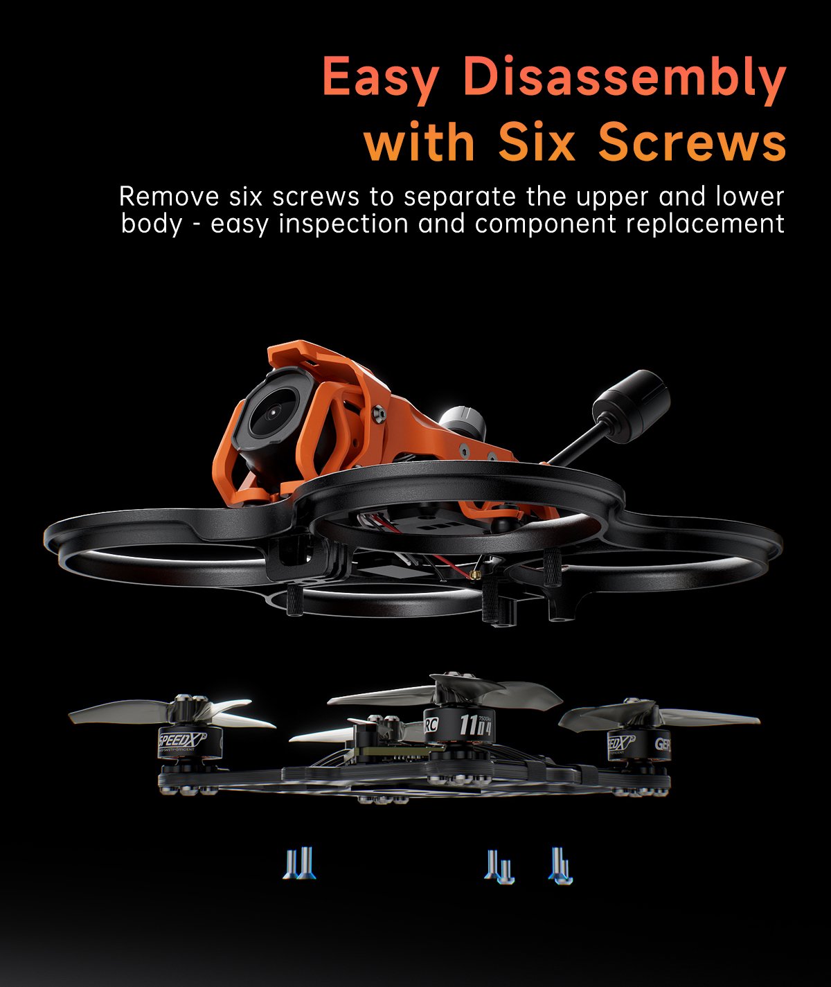 GEPRC DarkStar22 WTFPV - 2.2 inch DJI O4 HD CineWhoop