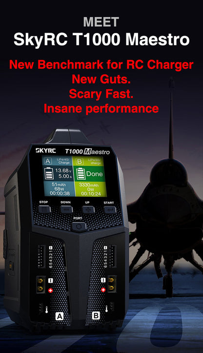 SkyRC T1000 Maestro AC/DC Dual Charger