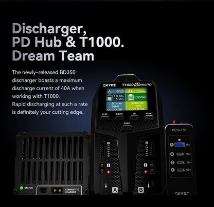 SkyRC T1000 Maestro AC/DC Dual Charger