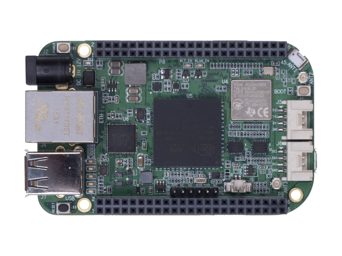 Seeed Studio BeagleBone® Green Gateway Development Board（TI AM335x WiFi+BT and Ethernet）