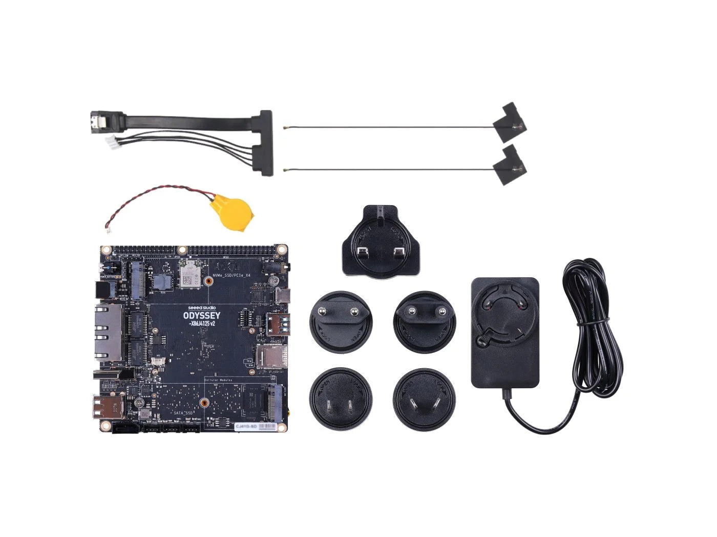 ODYSSEY - X86J4125864 v2 - with 64GB eMMC, Linux and RP2040 Core