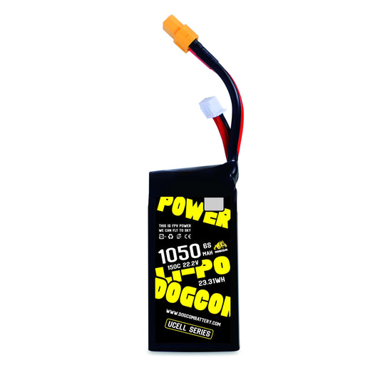 DOGCOM 1050mAh 150C 6S 22.2V UCELL series