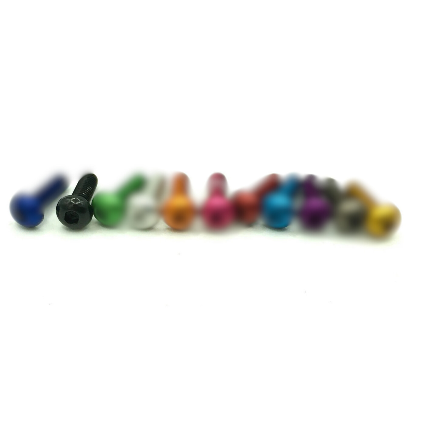 10pc M3x20 Allen Key Button Head Pack Coloured Aluminum 7075