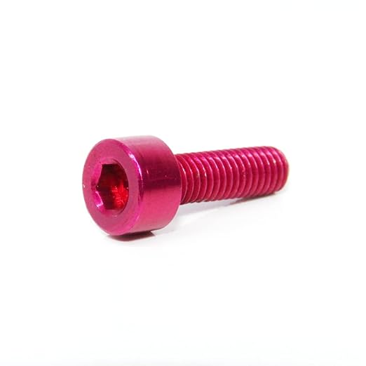 10pc M3X16 7075 Allen Key/Hex Cap Head Bolt Coloured Aluminium Pack