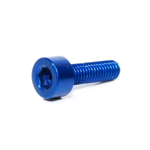 10pc M3X16 7075 Allen Key/Hex Cap Head Bolt Coloured Aluminium Pack