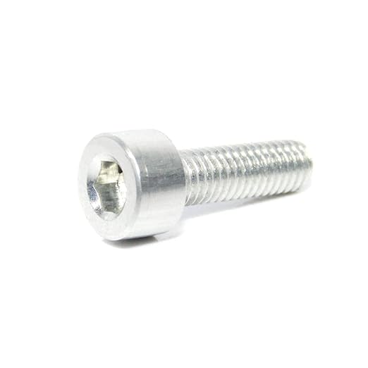 10pc M3x12 7075 Aluminium Cap Head Bolts – Hex Socket, Full Thread ...
