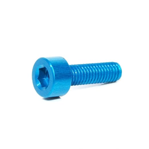 10pc M3X16 7075 Allen Key/Hex Cap Head Bolt Coloured Aluminium Pack