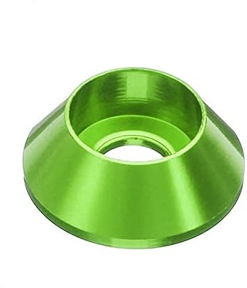 10pc M2 Countersunk Washers Coloured Aluminium Pack