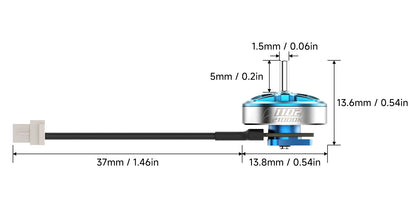 4pc BETAFPV 1102 (2026 Edition) 21000KV Brushless Motors