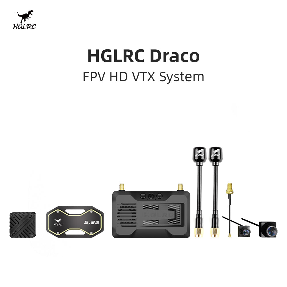 HGLRC Draco A1/A2 Pro 1W 5.8GHz HD VTX - Artlynk Digital FPV Air Unit