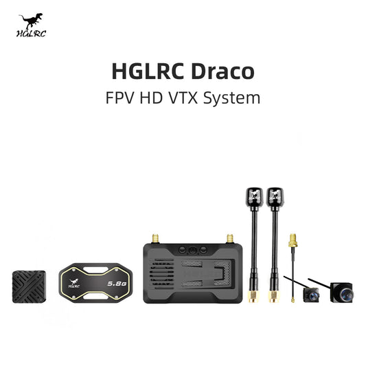HGLRC Draco A1/A2 Pro 1W 5.8GHz HD VTX - Artlynk Digital FPV Air Unit