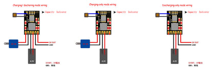 Lithium Ion 2.1A 4.2V Charge Discharger DC-DC Boost Converter 3.7V to 5V Power Supply Module (1S input BMS 18650/21700)