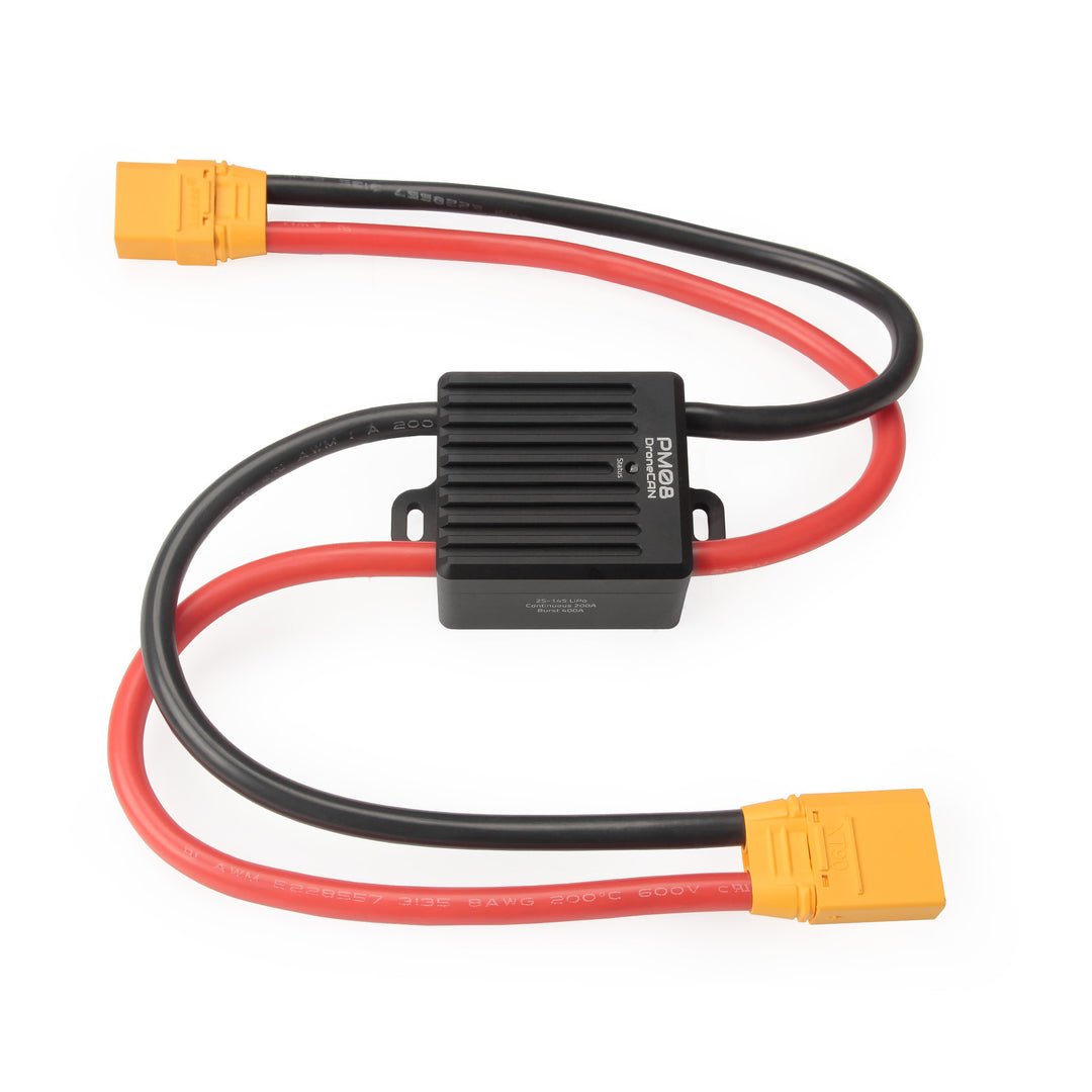 PM08-CAN 14S 200A High-Voltage DroneCAN Power Module