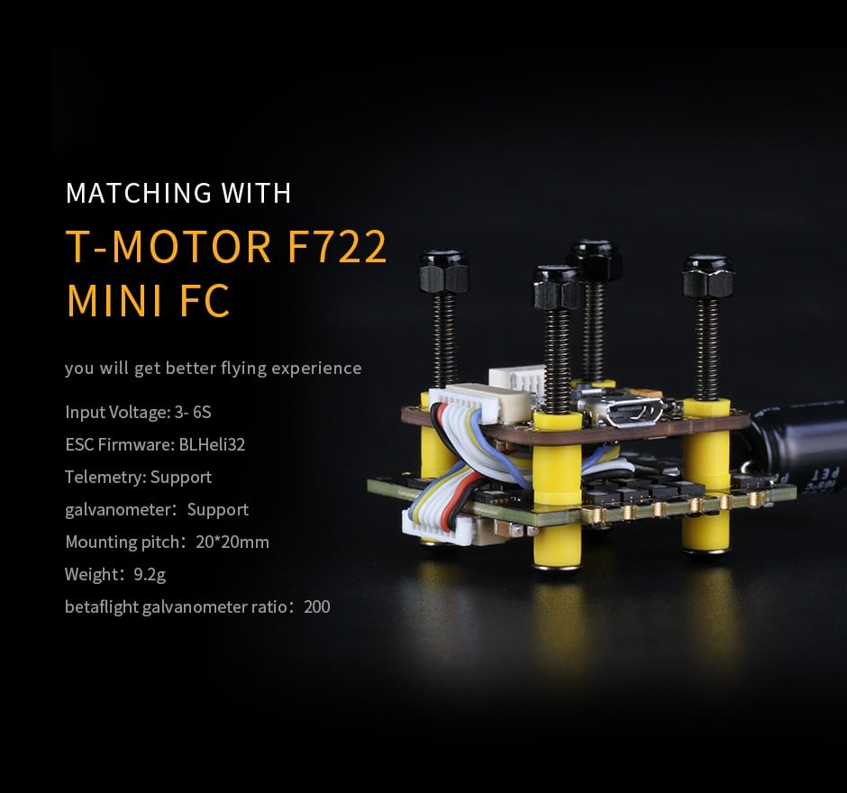 T-Motor F45A Mini BLheli32 4in1 ESC (3-6S)