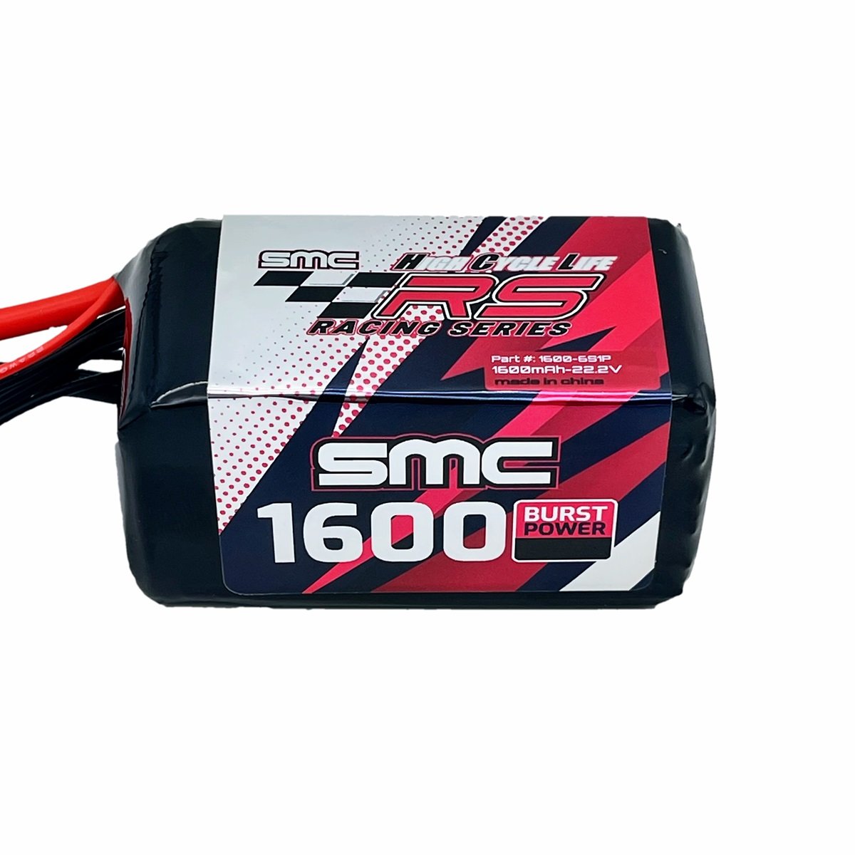 SMC HCL RS 22.2V 6S 1600mAh FPV Racing Lipo Battery Pack - XT60