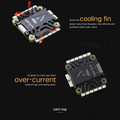 Tmotor Velox V45A V2 4in1 BLheli 32 ESC