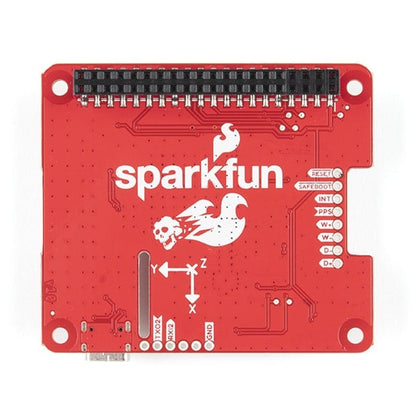 SparkFun GPS-RTK Dead Reckoning pHAT for Raspberry Pi (ZED-F9R)