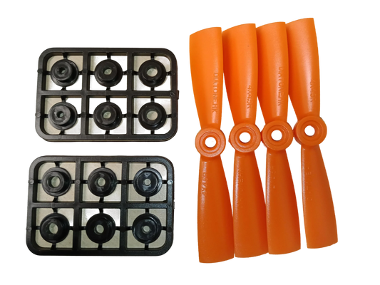 Diatone Super Durable Propeller (4x4.5R) (Orange) [New]