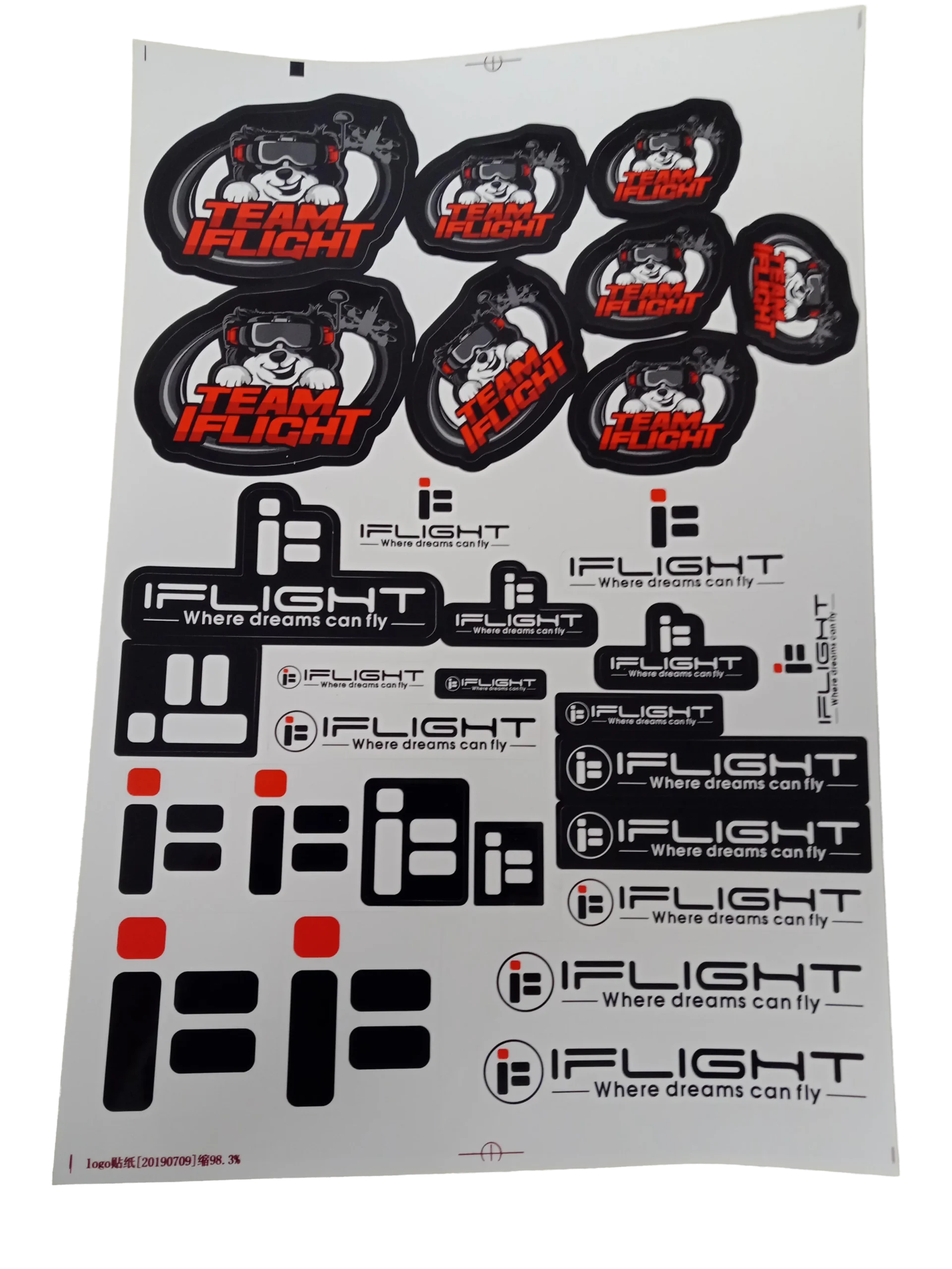Team IFlight Logo Stickers New Unmanned Tech team-iflight-logo-stickers-new-unmanned-tech