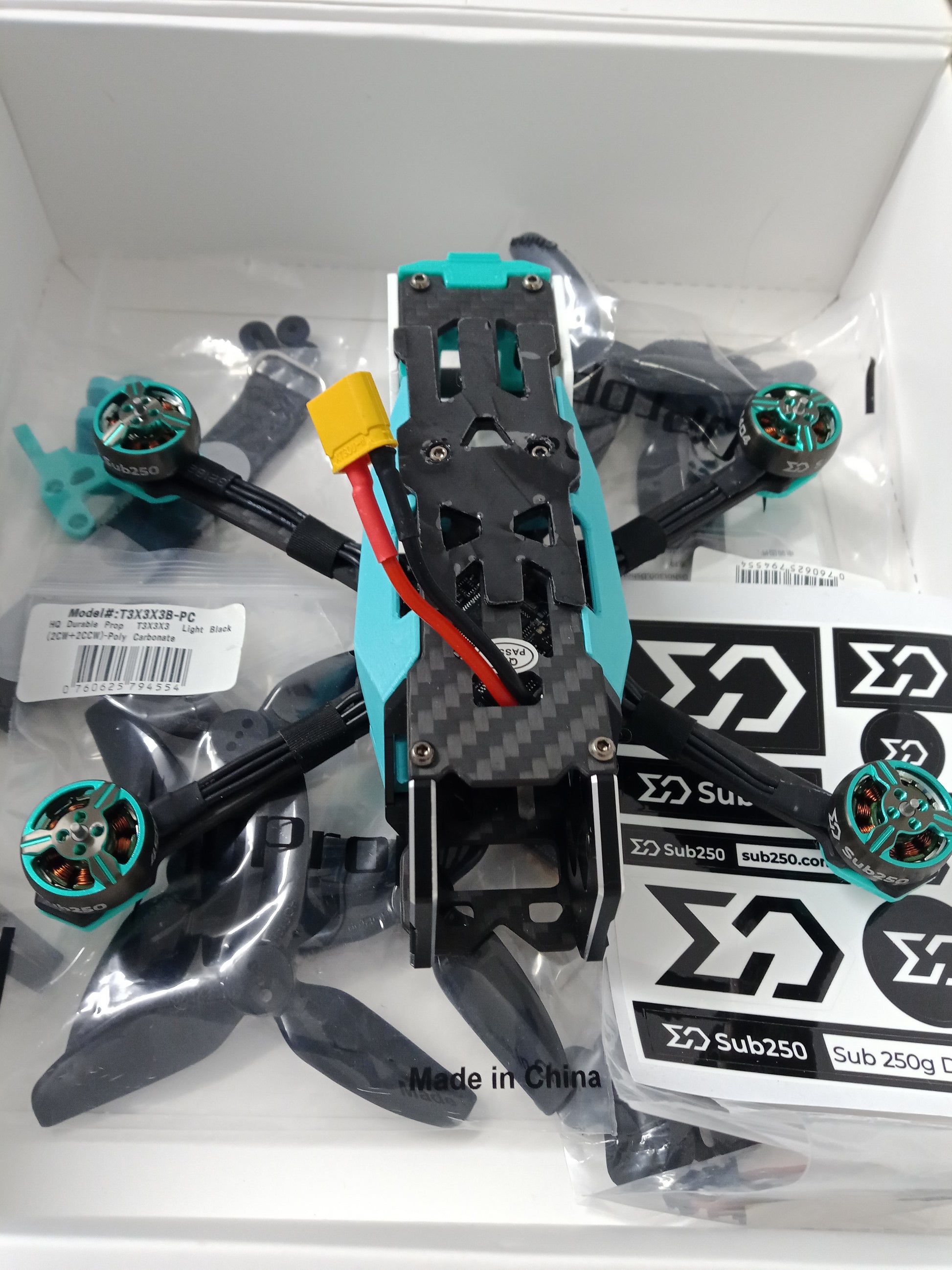 Sub250 - Sub250 OasisFly30 3" PNP Frame & Motor Kit (No O4 Air Unit - Fair Condition)