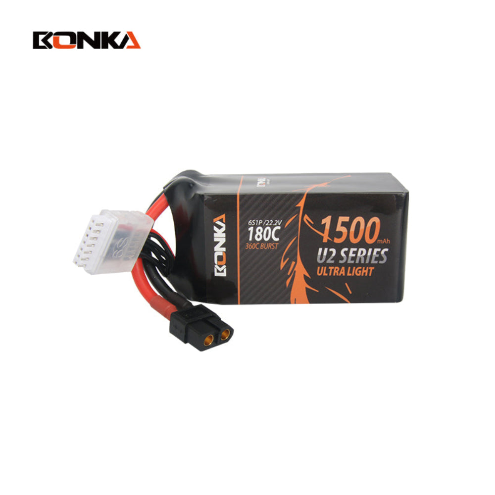 Bonka 1500mAh-180C-6S-22.2V Ultra Series Racing LiPo (XT60)