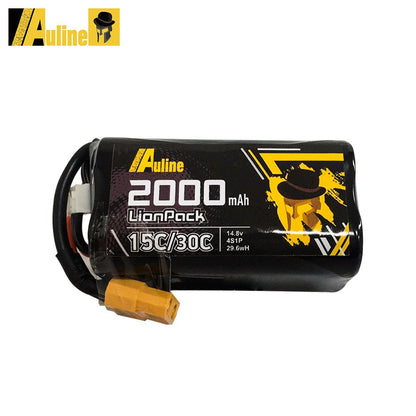 AuLine 2000mAh 4S 14.8V 15C XT60 18650 Li-Ion Battery