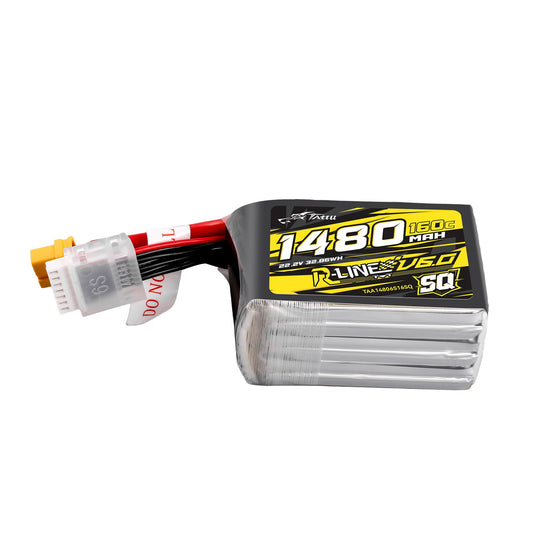 Tattu R-Line V6 1480mAh 6S 160C LiPo Battery