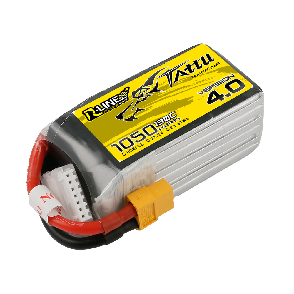 Tattu R-Line Version 4.0 1050mAh 6S 130C LiPo Battery