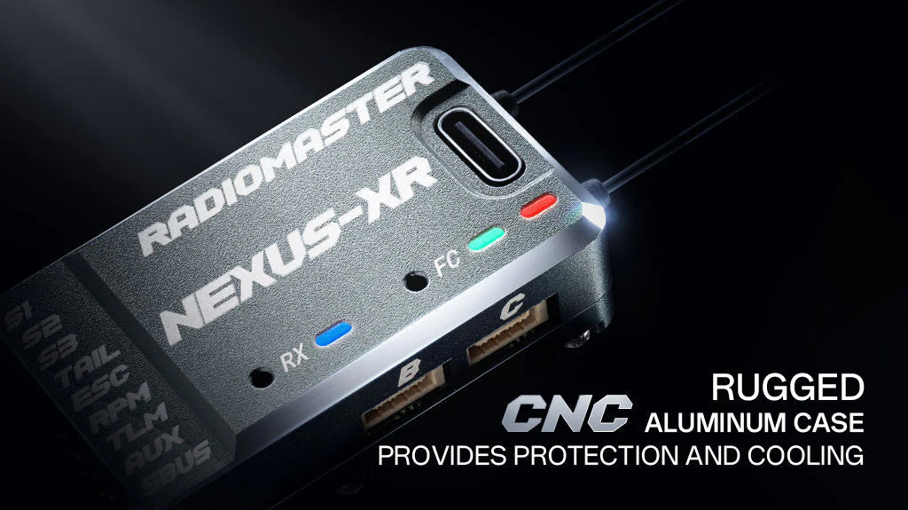 RadioMaster NEXUS-XR Rotorflight Control System | Dual ELRS Diversity & STM32F722