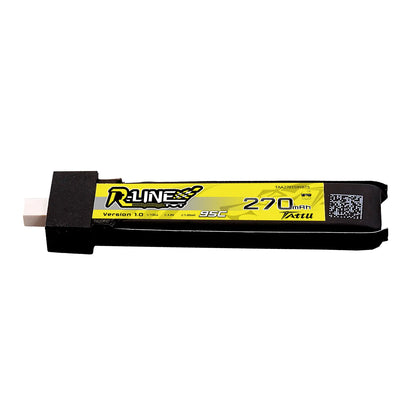 5pc Tattu 270mAh 1S 95C 3.8V HV Lipo Battery with BT2.0 Plug