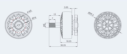 ITS 2306.5 - 1750KV Motor By T-Motor