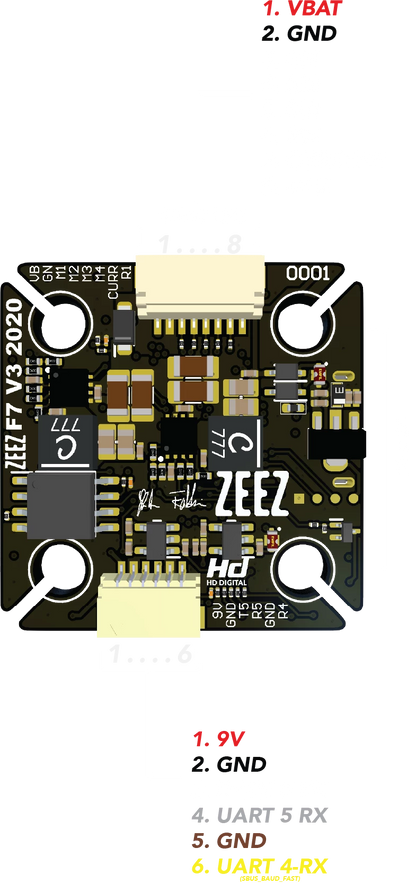 Zeez F7 2020 Betaflight Flight Controller V3 [SL4]